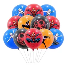 Set De 12 Globos Latex Para Fiesta Diferentes Diseños 