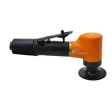 Lixadeira Pneumática Tipo Roloc Industrial 3'' Pol Cor Laranja E Preto