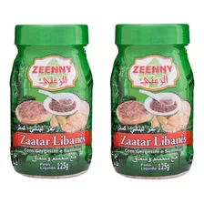 2 Und. Zaatar Libanês Com Gergelim E Sumac Zeenny 125g