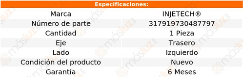 1- Sensor Abs Trasero Izq Eos L4 2.0l 07/16 Injetech Foto 3