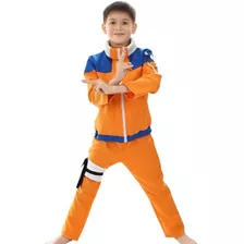 Naruto Uzumaki Fantasia Cosplay Infantil
