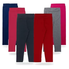 Combo De 6 Calças Legging Infantil 