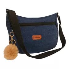 Bolsa Bolsinha Jeans Pequena/média Tiracolo Alça Transversal