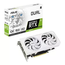 Tarjeta De Video Nvidia Asus Dual Geforce Rtx 30 Series Rtx 3060 Ti Dual-rtx3060ti-o8gd6x-white Oc Edition 8gb