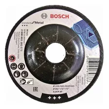 Disco Desbaste Standard 115x6mm Para Metal Bosch 2608619743 Cor Azul