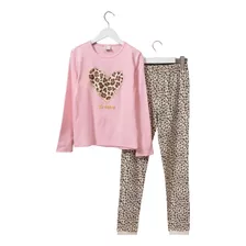 Pijama Leopardo Niña Talla 10