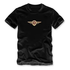 Camiseta Exclusiva Harley Davidson Legado Dourado Fat Boy