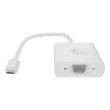 Adaptador De Tipo C Macho A Vga Hembra Xtech Xtc-551 Color Blanco