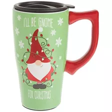 Taza De Café Viajes, 18 Oz, Gnomo De Navidad (12570)