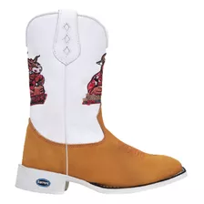 Texana Country Masculina Bordada Curral De Elite Em Couro 