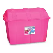 Bau Infantil Plastico Rosa Brinquedos Menina