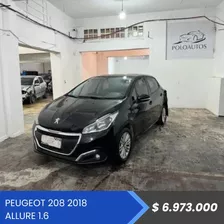 Peugeot 208 1.6 2018 En Marcha Y Andando Chocado Poloautos