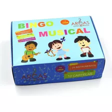 Jogo Do Bingo Musical Para Crianças Educativo Instrumentos