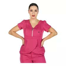 Blusa Scrub Feminino Transpassada Plus Size Varias Cores