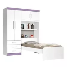 Ropero + Cama Baul Incorporada 2mt X 1,57mt X 61cm Rustika 