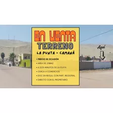 Terreno En Venta - La Punta Camana - Precio De Ocasión - 238m2 Titulo Propiedad