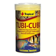 Ração Tropical Tubi Cubi 10g - 100ml Tubifex Liofilizado