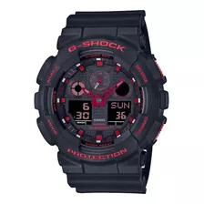 Relógio Casio G-shock Ga-100bnr-1a Original E-watch Cor Da Pulseira: Preto, Cor Da Moldura: Preto, Cor De Fundo: Preto