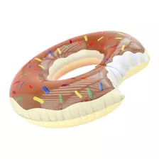 Boia De Piscina Inflável 70cm Biscoito Donuts Divertida