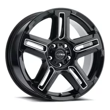 Rin 17x8 Ultra Negro C/maquinado 5x112 Audi Jetta Golf Bora 