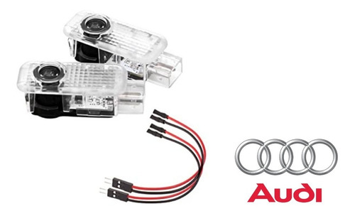 Kit Luz Led Cortesia Proyector Para Puertas Audi Logo Foto 3