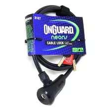 Candado Bicicleta Onguard Neon 8167 C/llave 120cm X 8mm