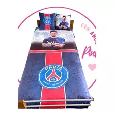 Messi Psg Paris - Manta Polar Soft (sin Fundas)