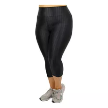 Calça Corsário Plus Size Em Poliamida 3d G1 G2 G3 G4 Wolfox