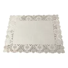 Toalha Rendada Retangular 25x35 (doilies) - 100 Unidades