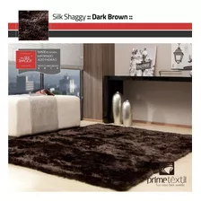 Tapete Silk Shaggy Luxo Fio De Seda Sob Medida 2,00x1,50