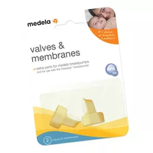 Set Medela Original 2 Válvulas+ 2 Membranas Para Extractores