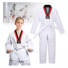 Traje Dobok Kárate/taekwondo Para Niño Resistente Y Cómodo