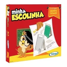 Quadro Verde E Branco Lousa Infantil 2 Em 1 Minha Escolinha