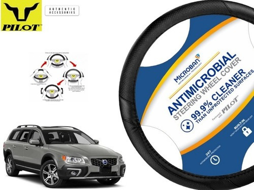 Funda Cubrevolante Negro Antimicrobial Volvo Xc70 2014 Foto 2