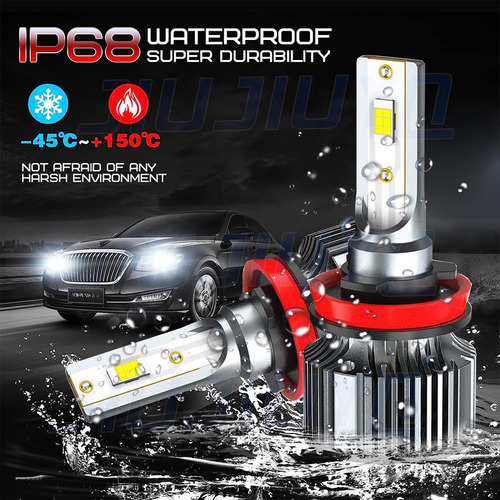 Kit Faros Luz Led H9 H11 H8 30000lm Para Nissan Alta/baja Foto 10