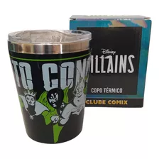 Copo Térmico Com Tampa Villains Geek Presente 400ml