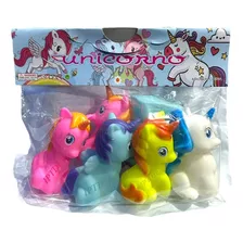 Pack 6 Juguetes Pony Chirriadores Baby Sorpresa Cumpleaños