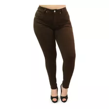 Calça Jeans Sarja Skinny Plus Size Grande Colorida Variadas