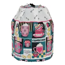 Capa Para Botijão Gás Protetora 13 Kg Cupcake Cozinha Oxford