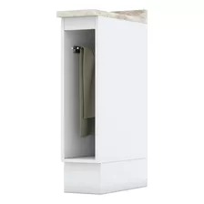 Balcão Para Cozinha 20cm Porta Toalha Com Tampo Emily Gd