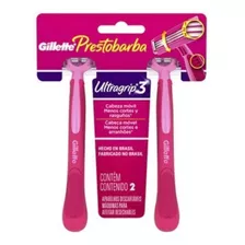 Prestobarba Ultragripe3 Aparelho Feminino Com 2 Un