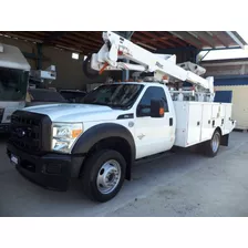 2014 Camion Ford F550 Grua Canastilla De 42 Pies