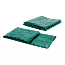 Lona Impermeable Verde C/protección Uv 8x6m 90g/m2 Goldex