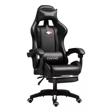 Cadeira Escritório Gamer Ergonômica Reclinável C Massageador Cor Preto