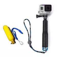 Bastão Retrátil Prova Dágua + Boia Flutuante Gopro Hero