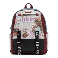 Mochila Grande Con Solapa Nikky World Nikky By Nicole Lee Ss24