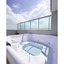 Duplex Em Santo Andre - Abc - Cobertura Com Jacuzzi P/ 8 Lugares - Utinga | Santo André Fácil Acesso Para Scs | Sp Duplex | Spa 8 Lugares 2 Pavimentos ( Garagem 3 Vagas )