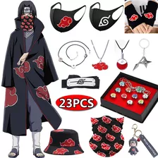 23 Piezas, Akatsuki Naruto Bata, Accesorios Cosplay