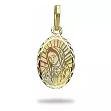 Medalla De Virgen De Guadalupe Oro 10k