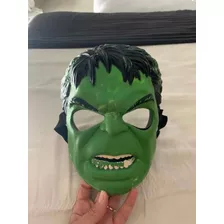 Careta O Mascara De Pvc De Hulk Con Elastico Y Abrojo